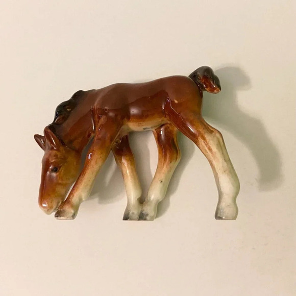 Vintage Small German Horse Figurine 2.5 Inch Long Made in Germany Figure - Picture 10 of 13